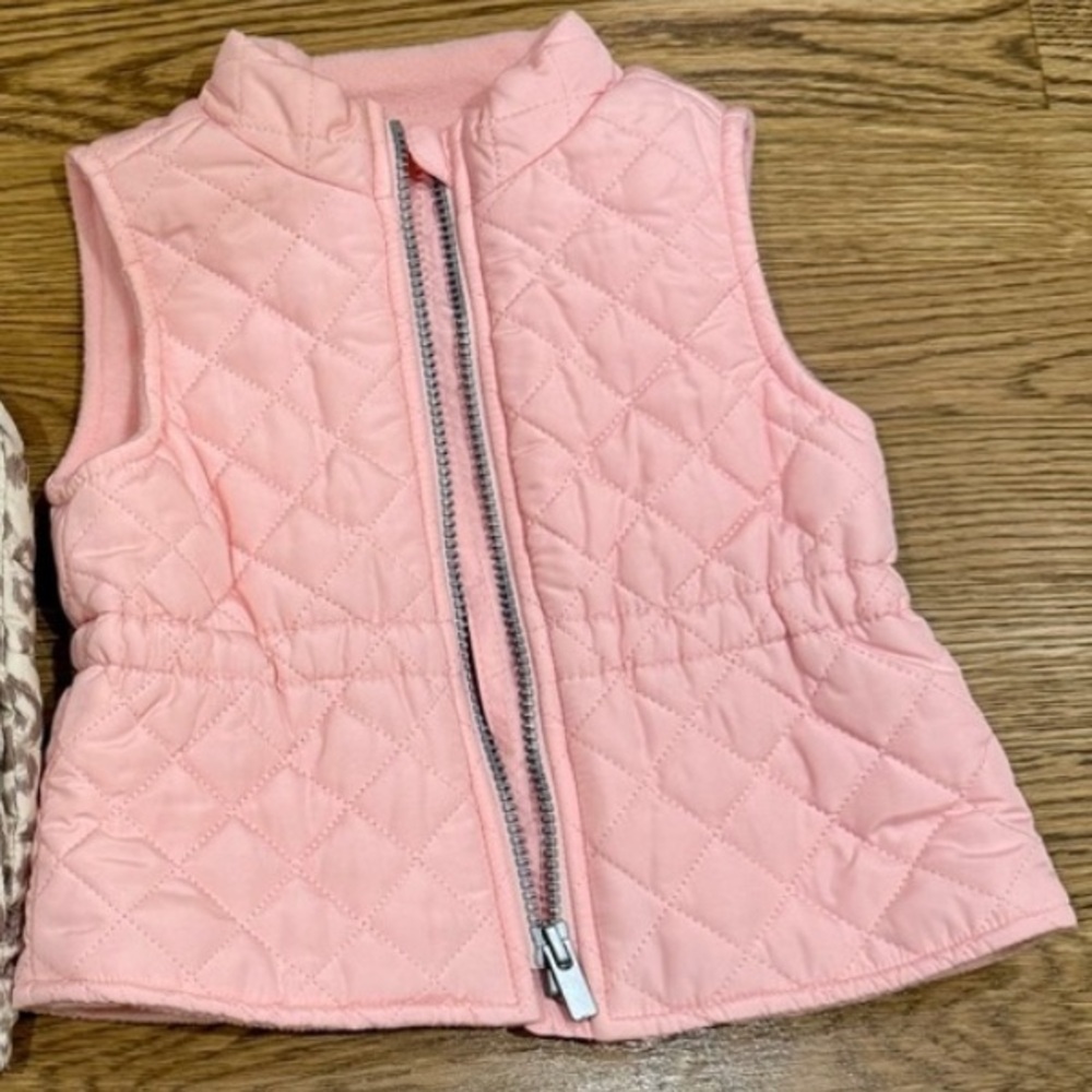 Old Navy Baby Pink Fleece Vest 12-18 months New without tags